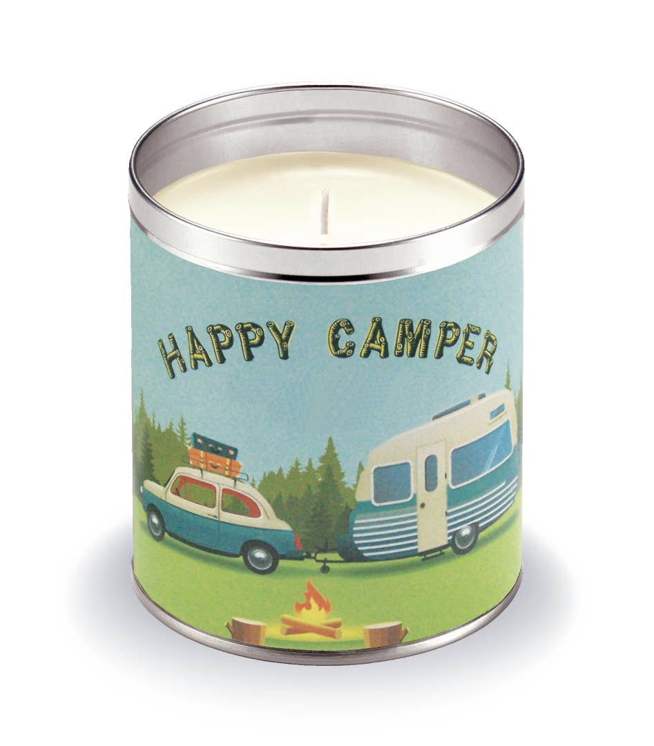 Aunt Sadie's Candles - Wholesale Travel Candles - Happy Camper Candle