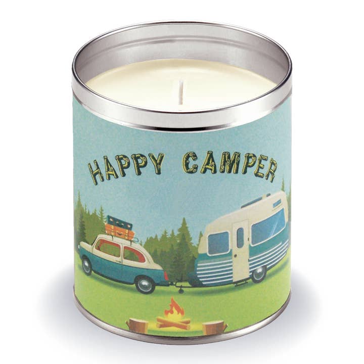 Aunt Sadie's Candles - Wholesale Travel Candles - Happy Camper Candle0