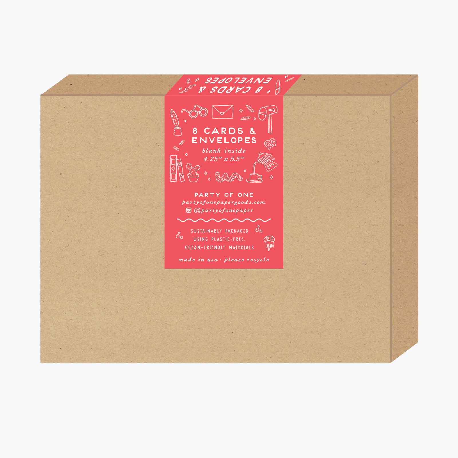 Party of One – Großhandel Weihnachtskarte – Fa La Possum-Karte2