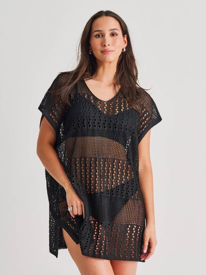 GEHAAKTE TUNIEK, POP-OVER voor wholesale door Everyday Sunday