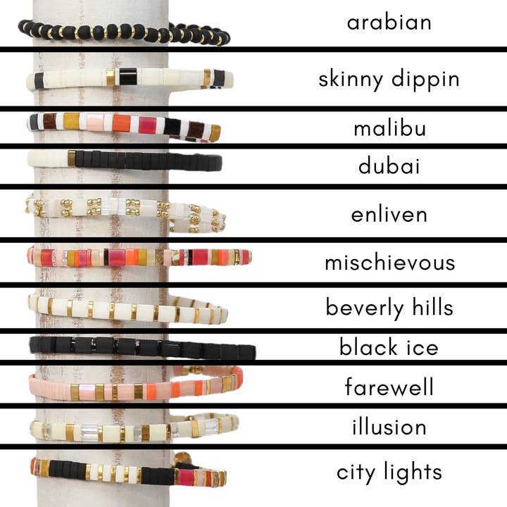 Mack & Rex - Wholesale Beaded Bracelet - SPICED SANGRIA - Tila Bead Bracelets11