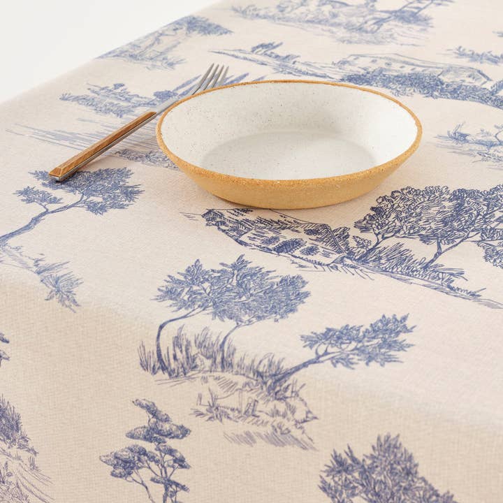 SG HOGAR - Wholesale Tablecloth - Resinated Stain Resistant Tablecloth 0120-3703