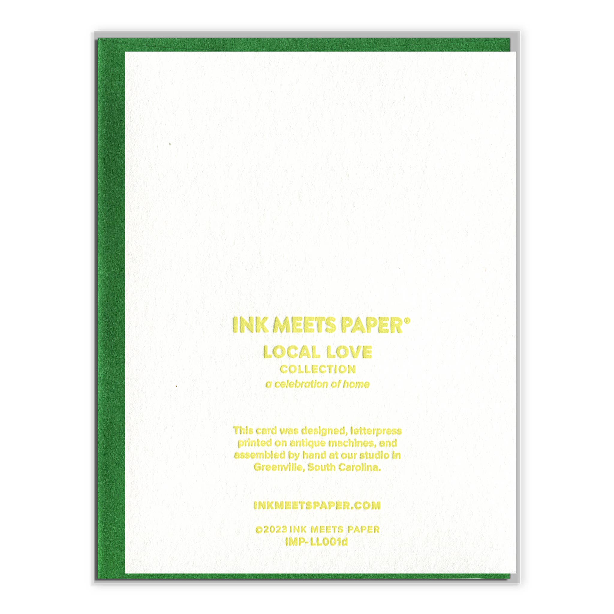 INK MEETS PAPER - Venta al por mayor Tarjetas de amistad - Love from GVL - Friendship + Hello card - Local Love10