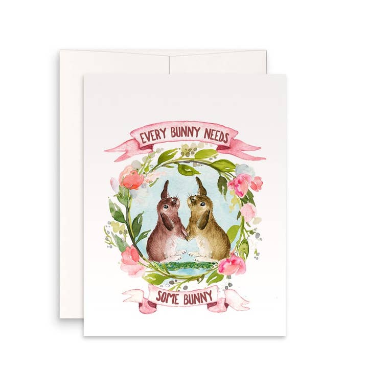Every Bunny Love - Tarjeta divertida de Pascua para venta al por mayor de Liyana Studio