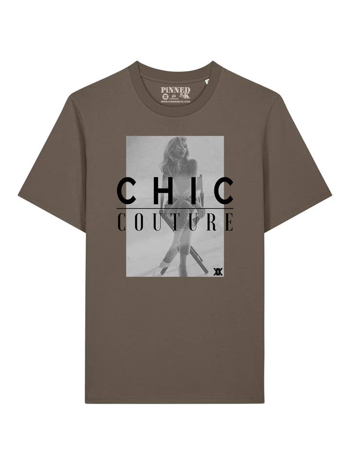 T-shirt Chic Couture Nero per la vendita all'ingrosso da parte di PINNED by K
