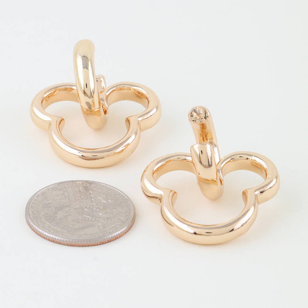 GD Shiny Mouse Drop Earrings for wholesale on Faire0