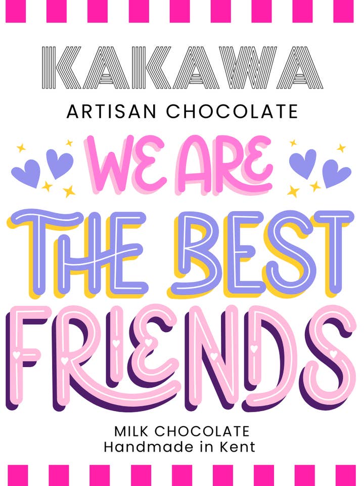 The Best Of Friends - The Chocolate Lovers Mini Bloc Collection (5x96g) for wholesale by Kakawa Artisan Chocolate & Co Ltd