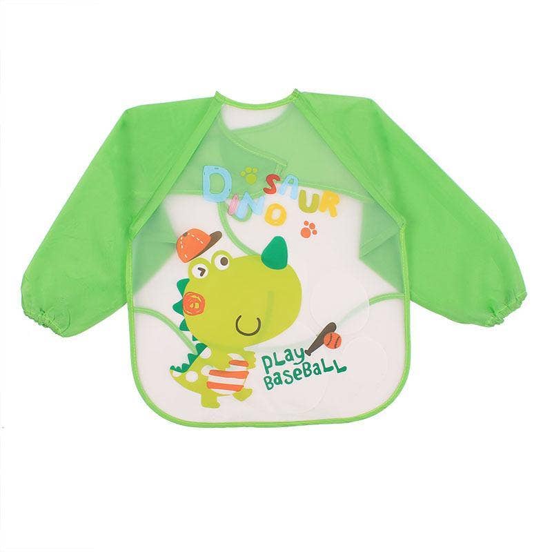 KiddieKickz - Vente Tablier – enfant - Tablier imperméable à manches longues Cute Bibs, blouse d'alimentation pour enfants5