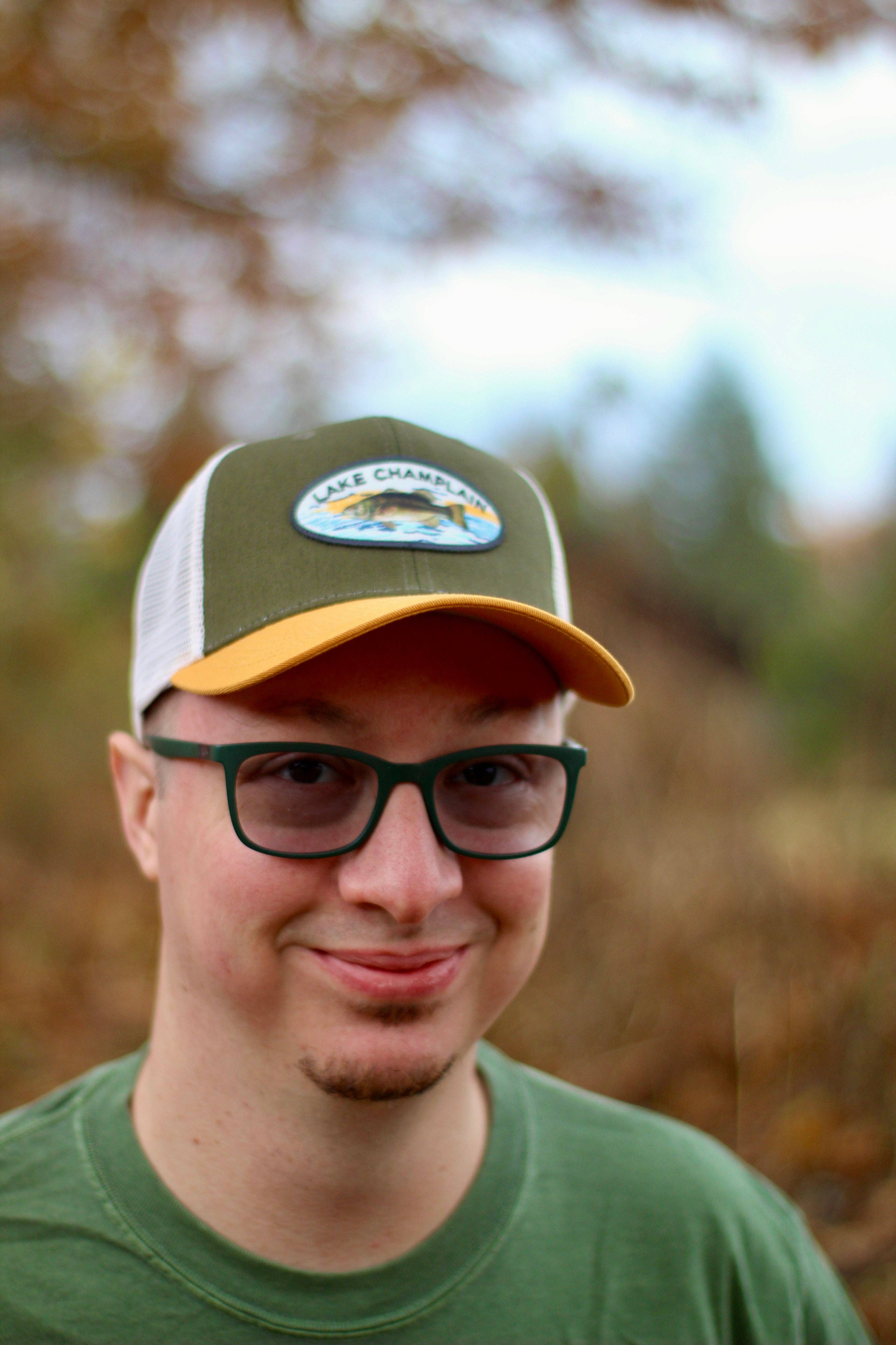 Just Wandering Co. - Wholesale Trucker Hat - Unisex - Lake Champlain Bass Hat | Zephar Trucker | Fishing Gifts | Vermont | New York | Lake Life | Outdoors Hat7