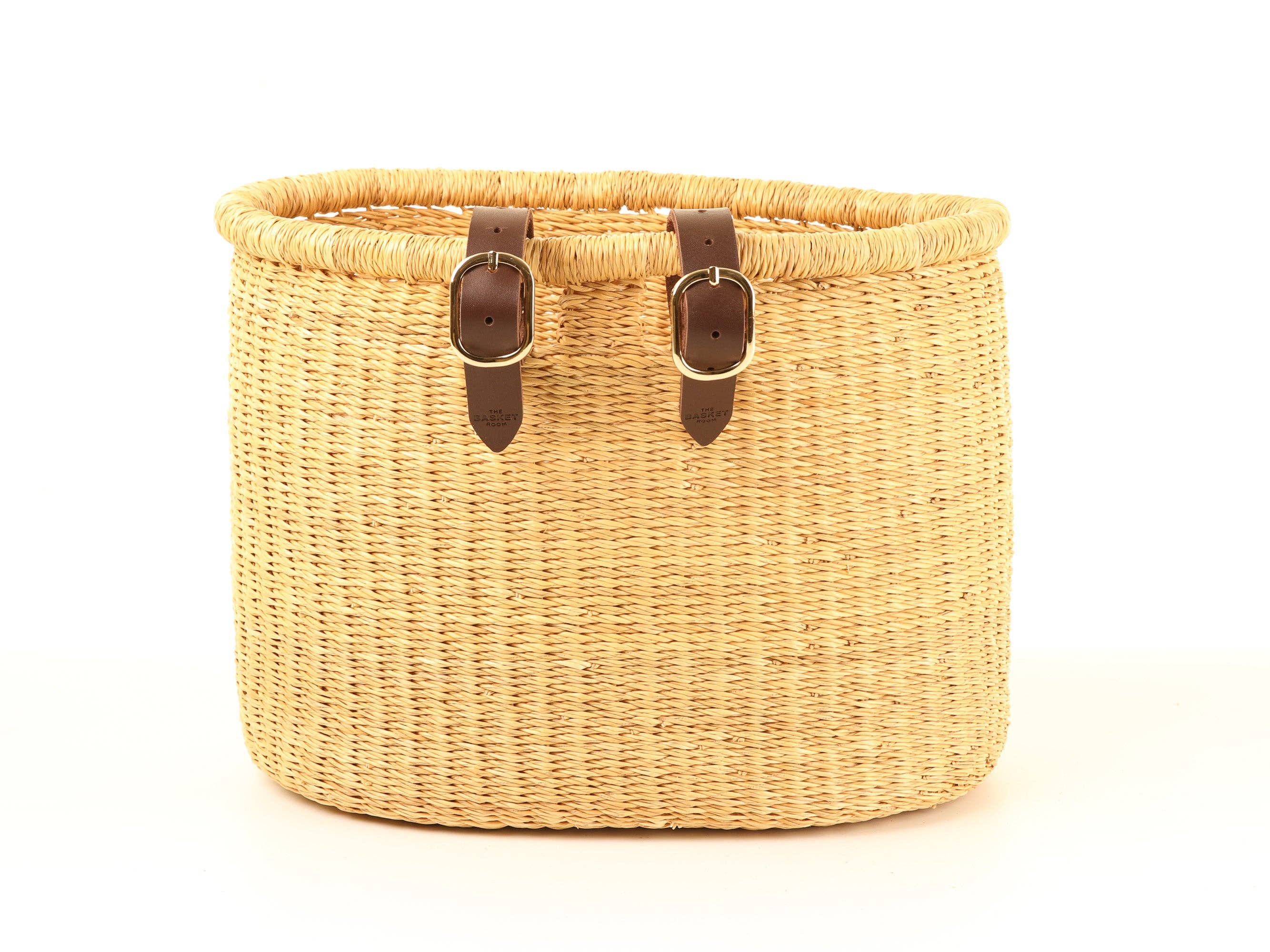 The Basket Room – wholesale Basket – BULI: Handcrafted Natural Oblong Bike Basket | Pannier | Bicycle Basket 2