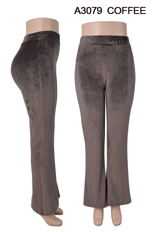 SSImport - Wholesale Pants - Women's - A3079 VELVET FLAIR PANTS MIXED SIZES 12PCS/PACK12