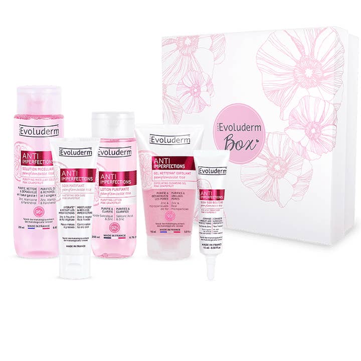 Evoluderm Anti-Blemish Zero Defect hudvårdsset för wholesale av Evoluderm