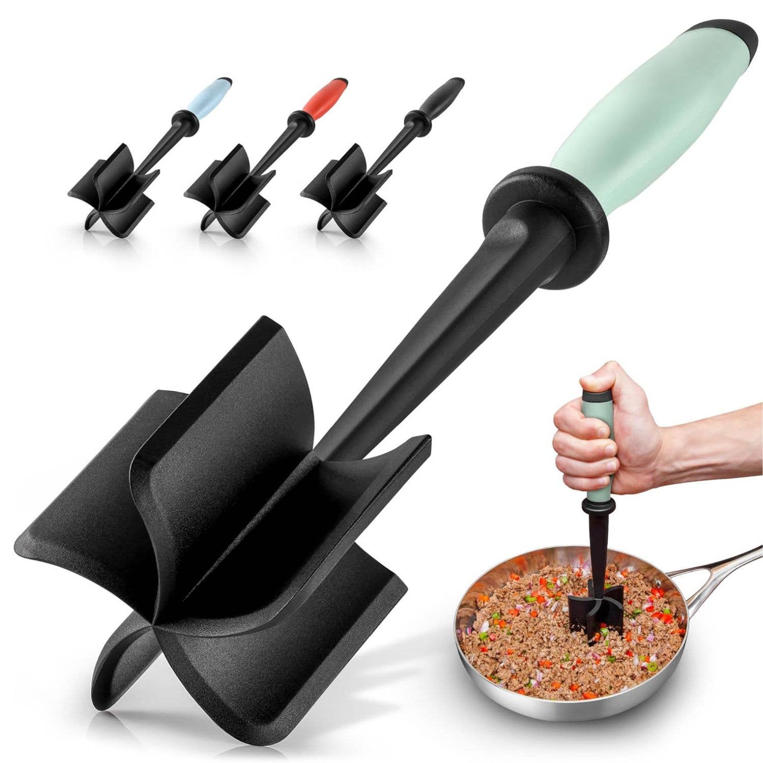 Zulay Kitchen - Wholesale Kitchen Tool/Gadget - Premium Ground Meat Chopper Tool25