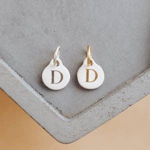 Bel Kai - Wholesale Individual Charm/Pendant - Ceramic Initial Charm30