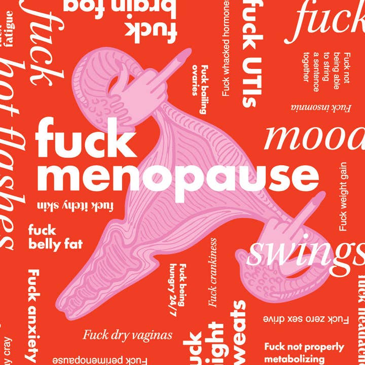 Fuck Menopause Bandana | 75 gsm for wholesale by frank.