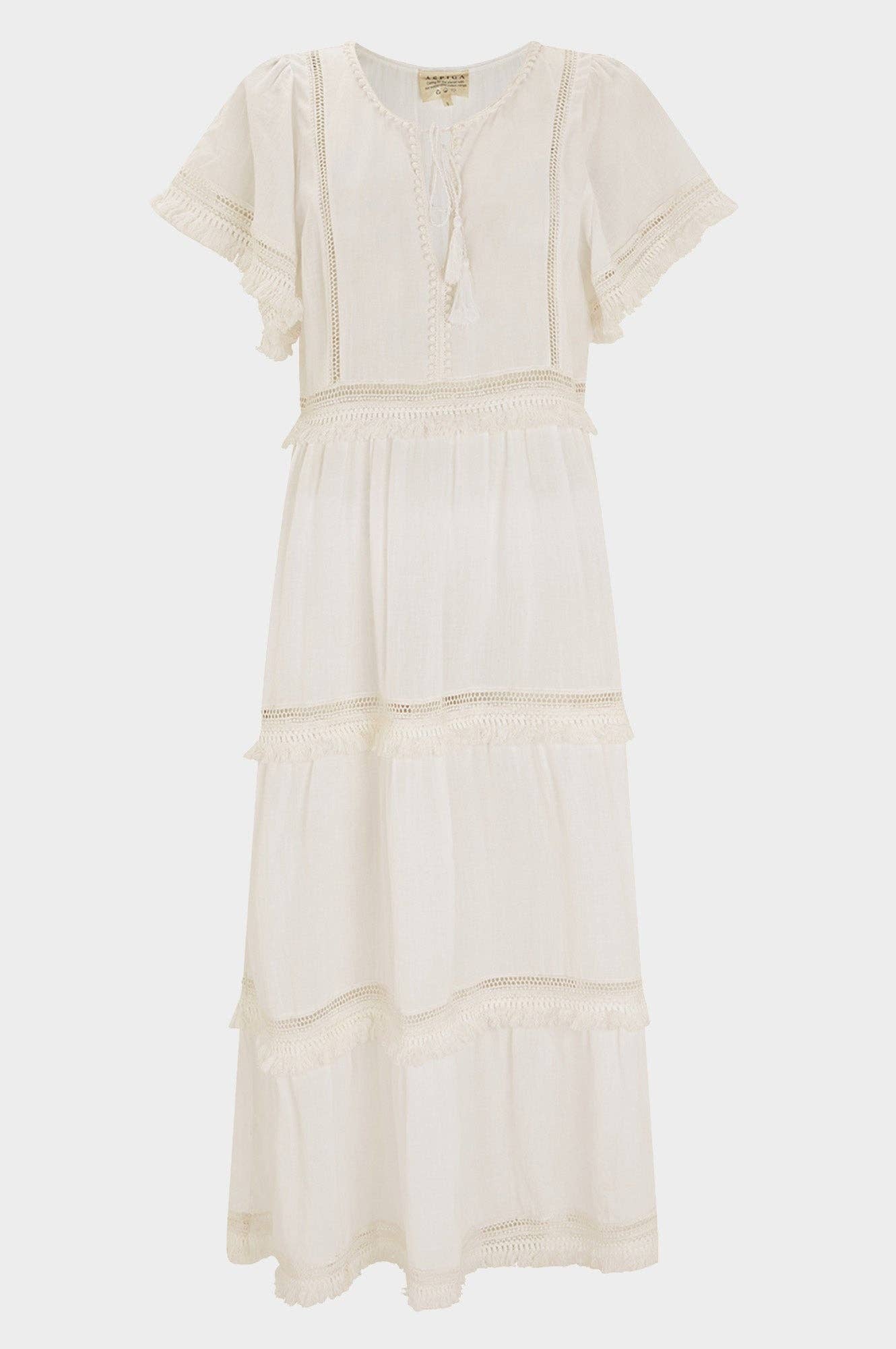 Blanco Kaftán Malaya blanco de venta al por mayor en Faire5