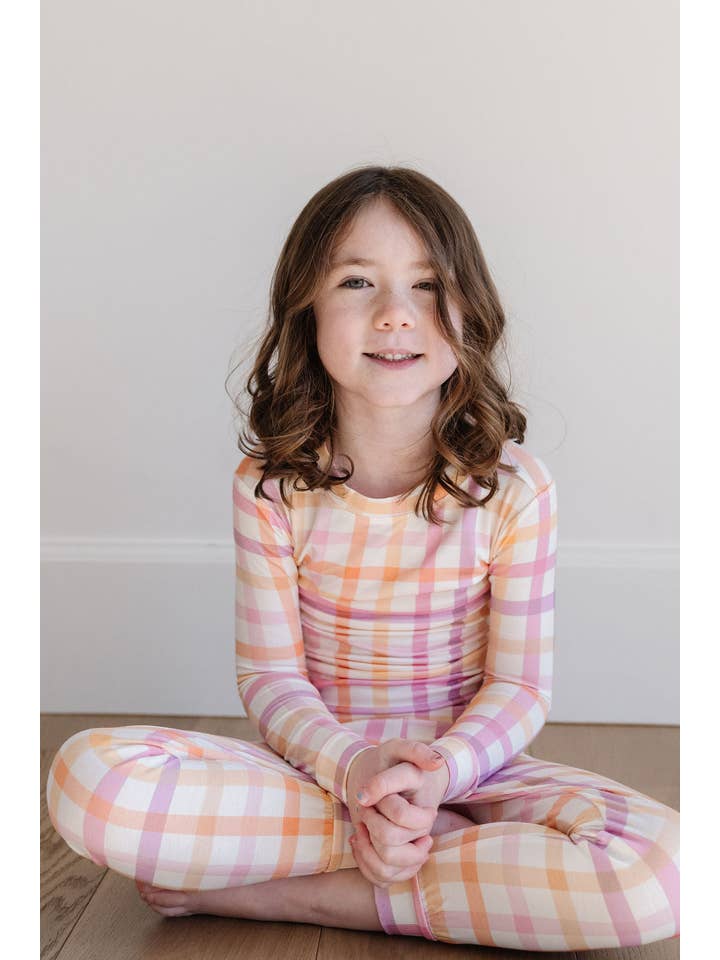 Plain Jane - Wholesale Sleepwear Set - Kids - PJ Set in Hopscotch2