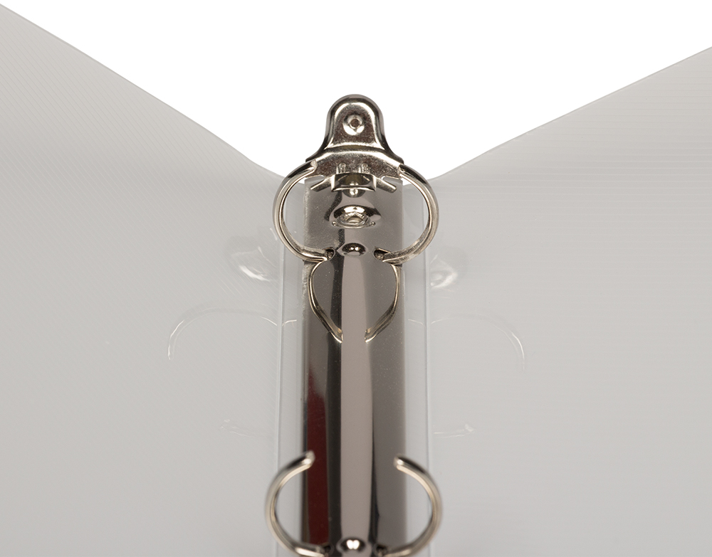 JAM PAPER - Wholesale Binder - JAM Plastic 0.75 inch Binder, Clear 3 Ring Binder, 1/PK1