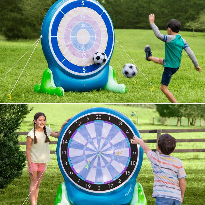 Hearthsong - Wholesale Sporting Game - Kids & Baby - Giant Inflatable 2-in-1 Darts & Soccer Set