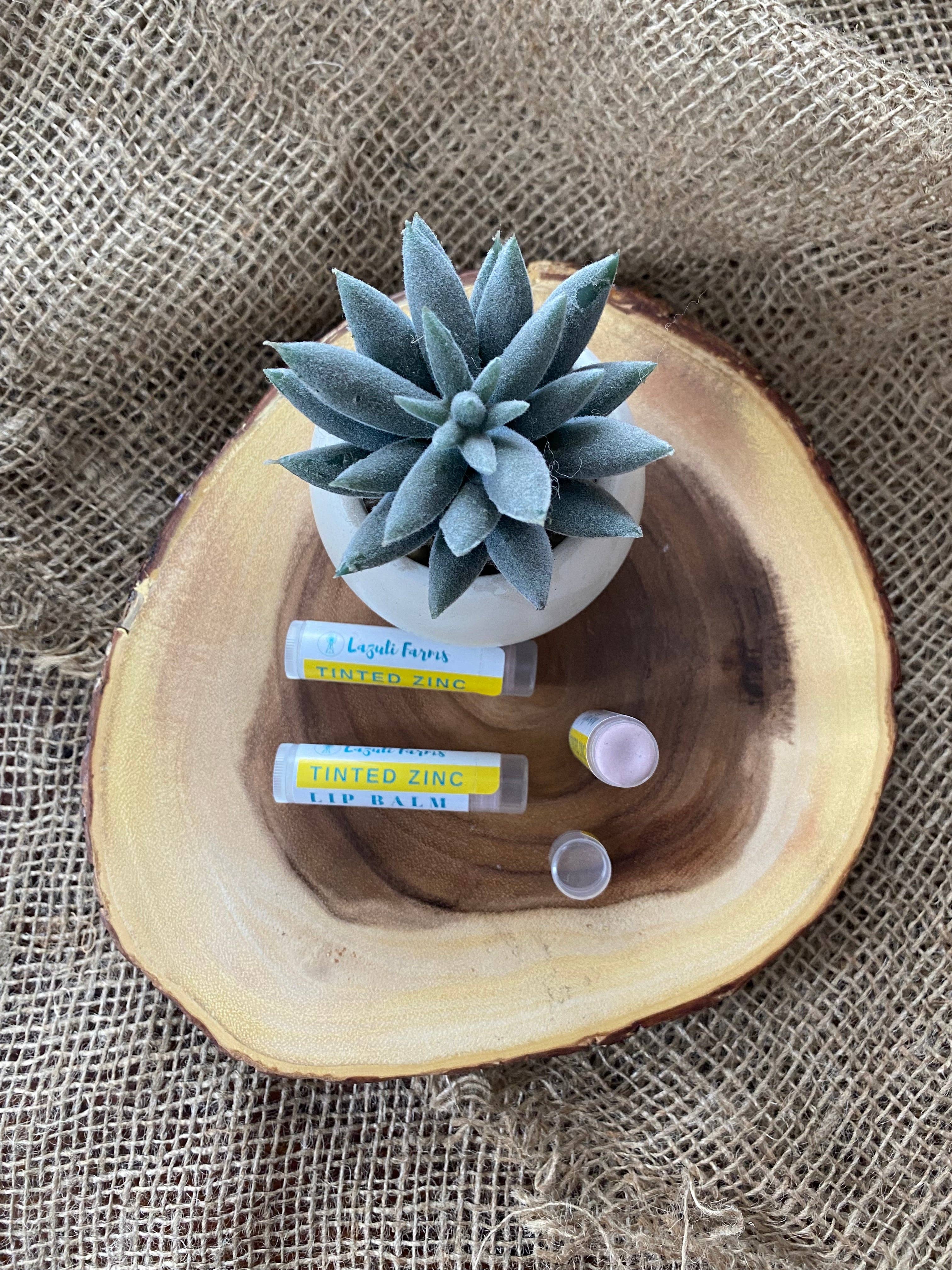 Lazuli Farms - Wholesale Lip Balm - Tinted Zinc Lip Balm with SPF 15 Protection | Zinc + Tallow + Beeswax | Natural Lip Moisturizer7