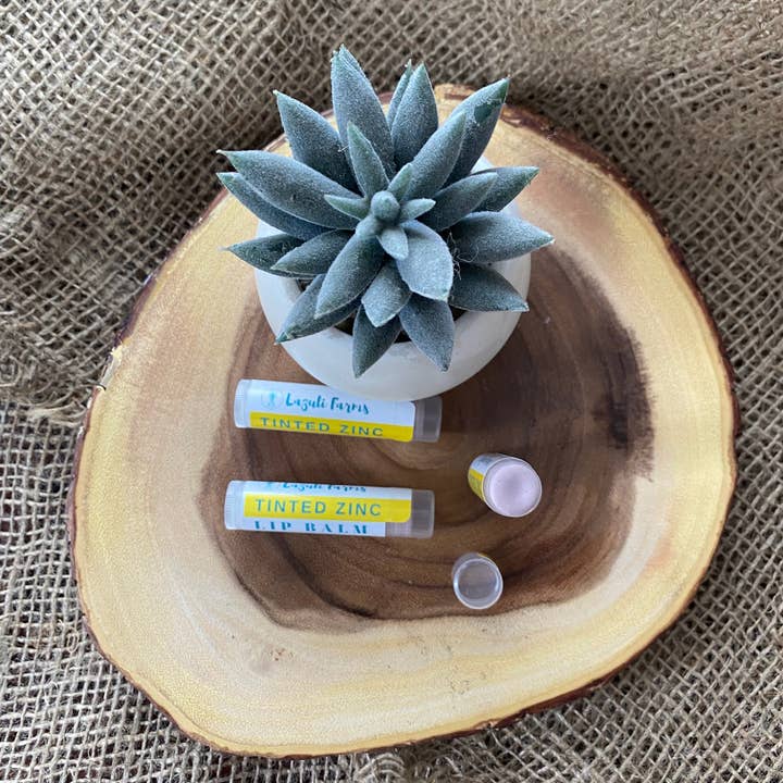 Lazuli Farms - Wholesale Lip Balm - Tinted Zinc Lip Balm with SPF 15 Protection | Zinc + Tallow + Beeswax | Natural Lip Moisturizer7