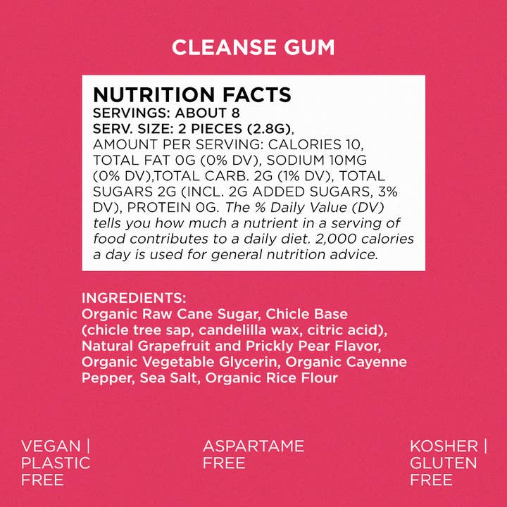Simply Gum - Wholesale Chewing gum - Cleanse Chewing Gum- Natural + Plastic-Free | 12 Pack2