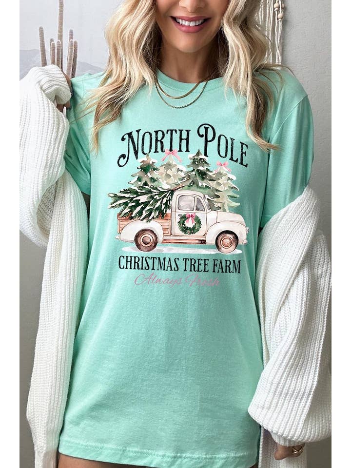 COLORBEAR - Wholesale T-Shirt (Graphic) - Women's - North Pole Christmas Graphic Tee17