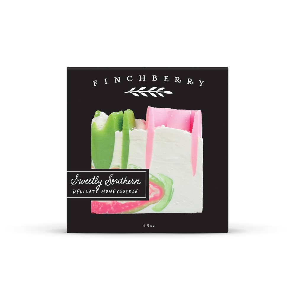 FinchBerry - Wholesale Bar Soap - Sweetly Southern Honeysuckle Scented Gluten-Free Boxed Soap1