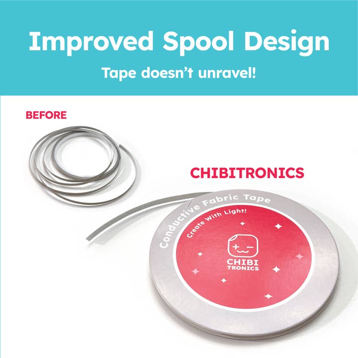 Chibitronics - Wholesale Craft supplies - Conductive Fabric Tape Spool2