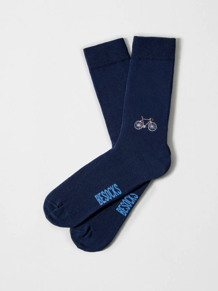 BeBicycle Bordado - 100% Organic Cotton Socks para venta al por mayor de BESOCKS
