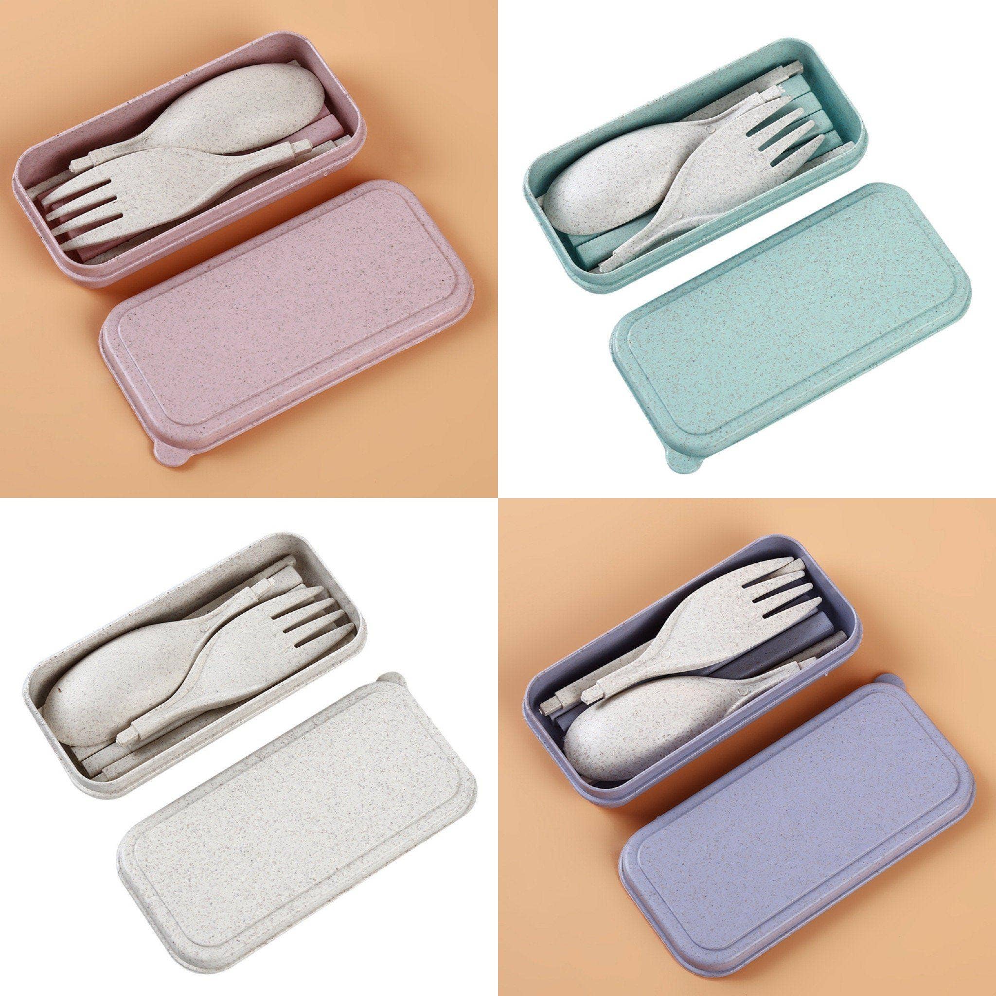 Homerely (We Cover All Import Duties) - Wholesale Assorted Cutlery Set - Mini Biodegradable Wheat Straw Cutlery Set9