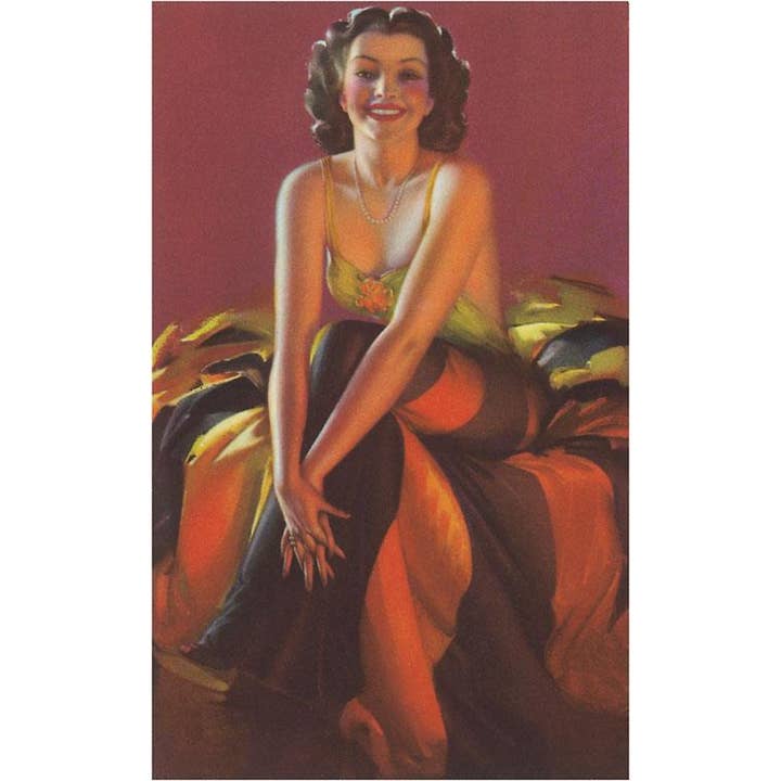 Found Image Press - Wholesale Magnet - Magnet GY-201 Smiling Brunette