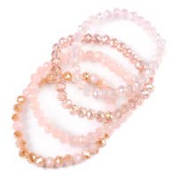 Love and Repeat - Vente Bracelet de perles - BRACELET EXTENSIBLE QUATRE LIGNES DE PERLES DE CRISTAL18