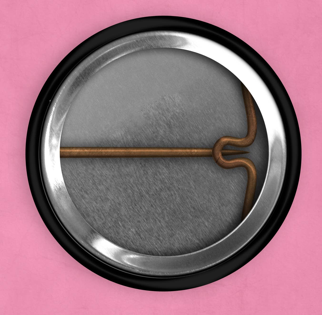 Caroline W Illustration - Wholesale Lapel Pin/Button - Cat bread pin set of 4 (1 inch diameter)6