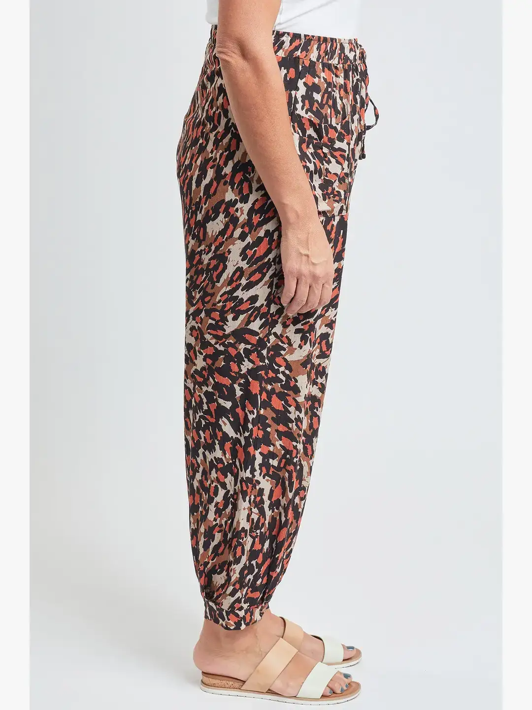 YMI - Wholesale Pants - Women's - Drawstring Wide Jogger Pant With Pleated Hem-WF1209CG25