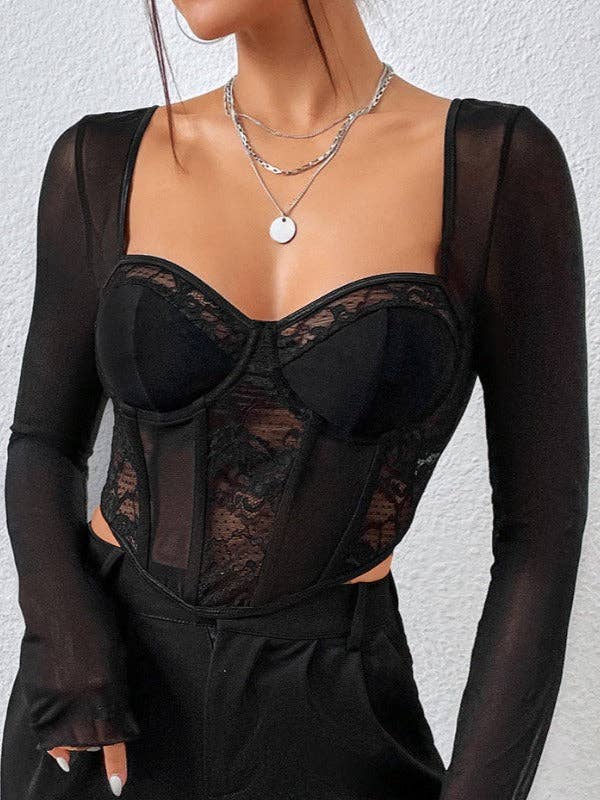 Sexy Lace Long Sleeves Corset K0105 and other Purchase Wholesale daisy corset. Free Returns & Net 60 Terms on Faire trending on Faire.