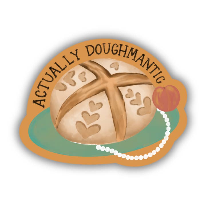 Actually DoughMantic | Sticker 3" for wholesale by Oak Shore Collective LLC
