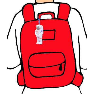Aeromax Toys - Wholesale Classic Toy - Kids - Foam Astronaut W/Backpack Clip2