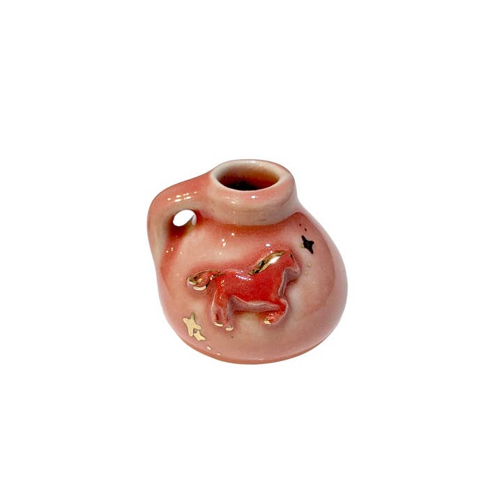 Horse Mini Vase for wholesale by tinybs ceramics