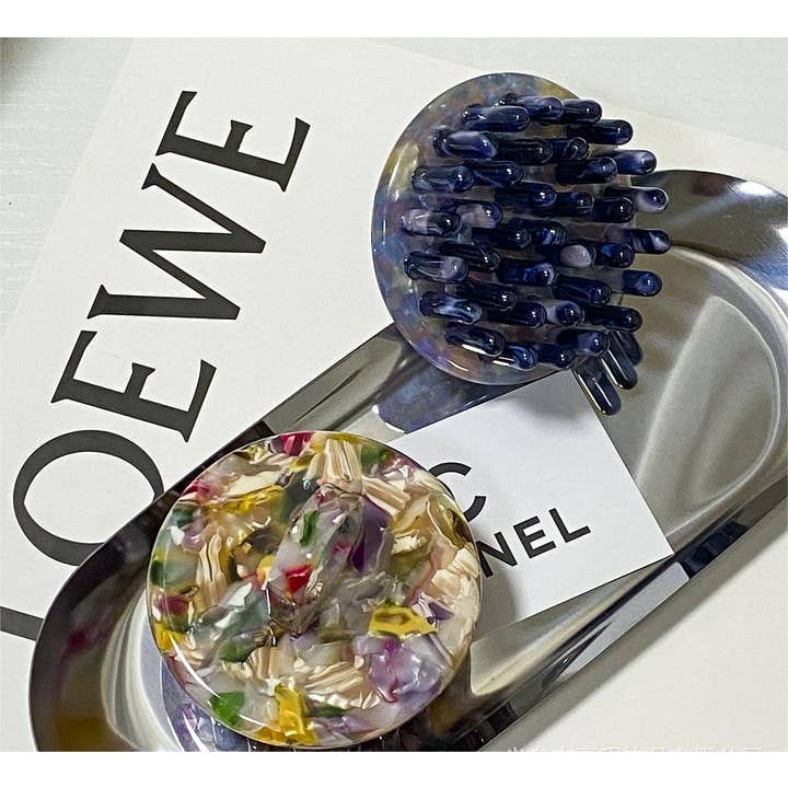 Tourtiwi - Wholesale Hair Brush/Comb - Acetate Shampooing Brush Head Care Massage Meridian Comb14