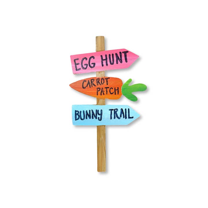Easter Signpost Magnet for wholesale by Roeda Studio