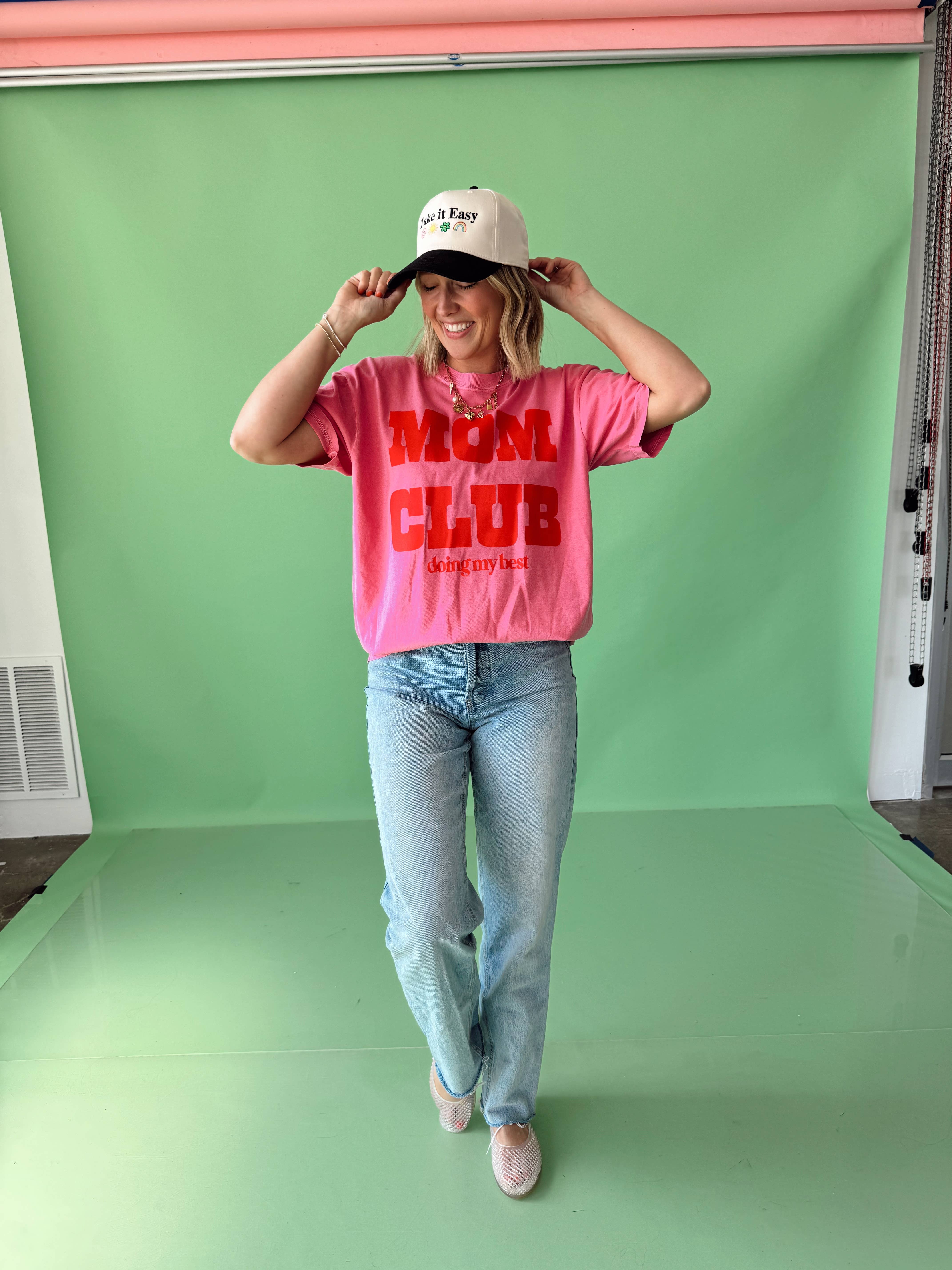 Jules Co - Vente T-shirt sérigraphié – femme - T-shirt Mom Club1