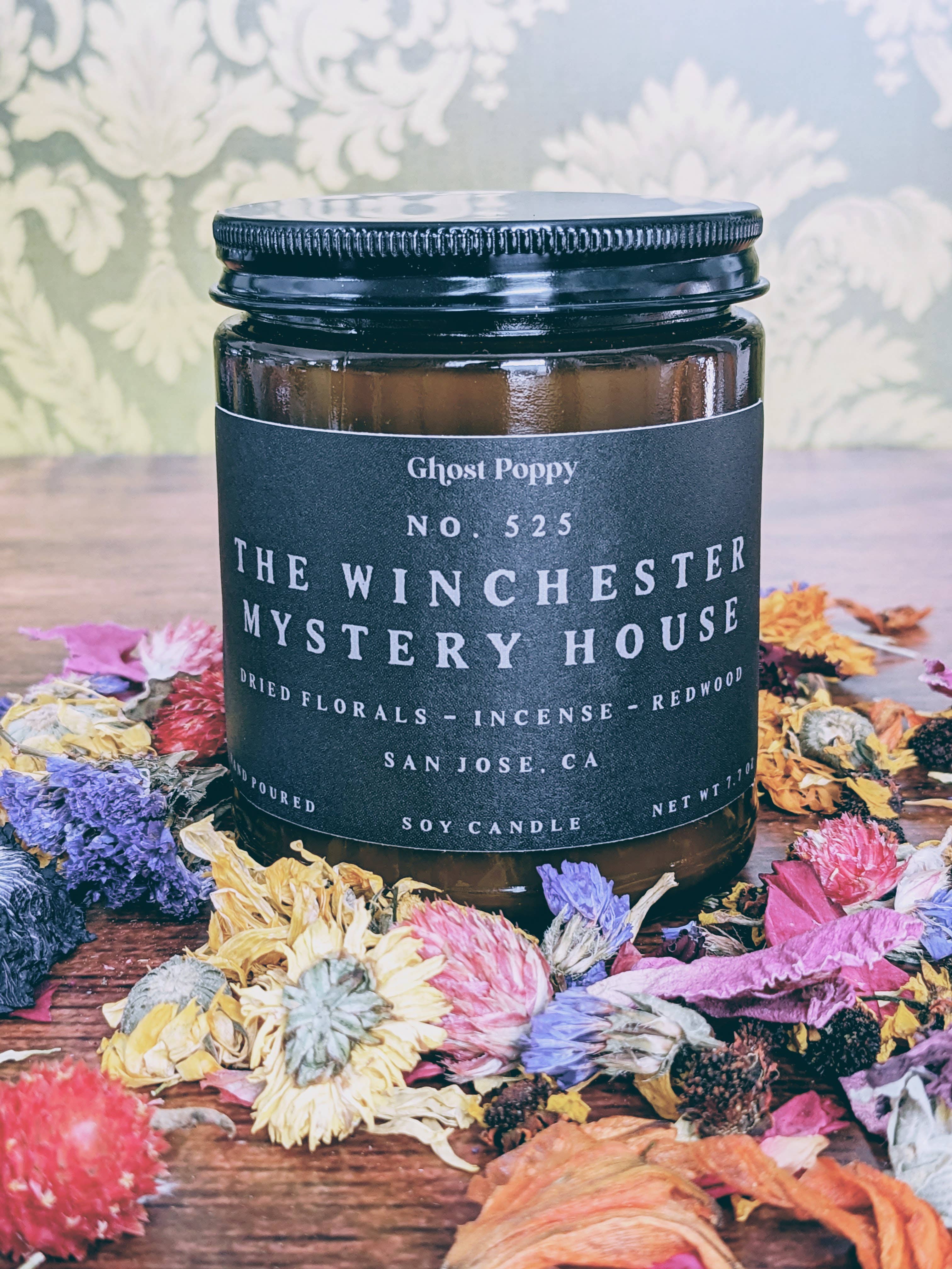 Ghost Poppy - Wholesale Jar/Filled Candle - The Winchester Mystery House Candle2