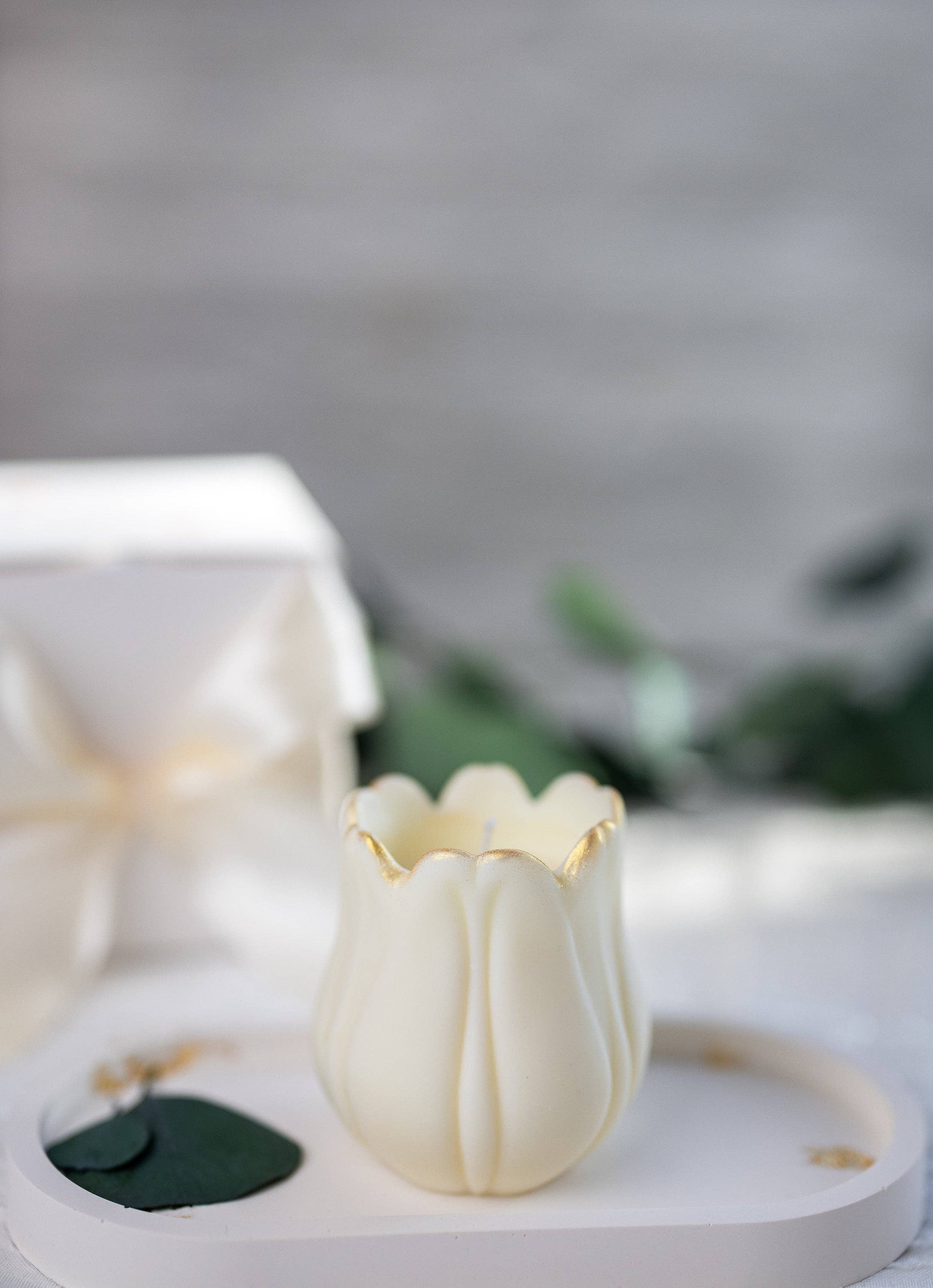 MySunshineCandless – Großhandel Geschenkkerze – Goldene einzigartige Tulpenkerzen, handgemachte Tulpenkerze7