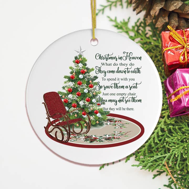 OrnamentallyYou - Wholesale Ornament - Christmas in Heaven Quote Ornament2