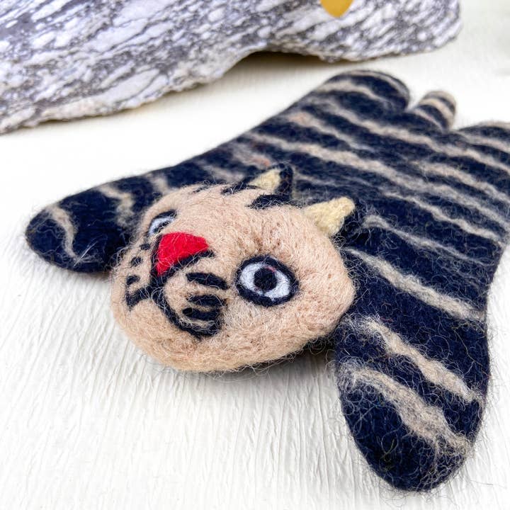 mildstyles - Vendita all'ingrosso Sottobicchiere - Sottobicchiere King of the Prairie, in lana, motivo: leone