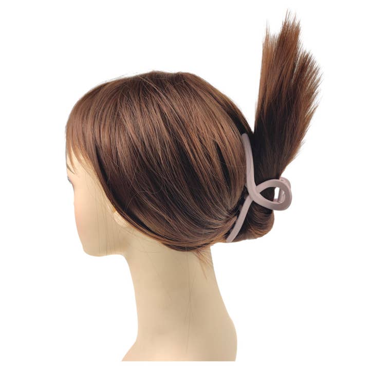 ASSORTED 5 Inches Jumbo Curve Claw Clip HC31025-28 (12PC) for wholesale on Faire1