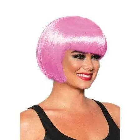 Party Expo, LLC – wholesale Wig/hair piece – Bubble Gum Pink Bob Cut Wig0