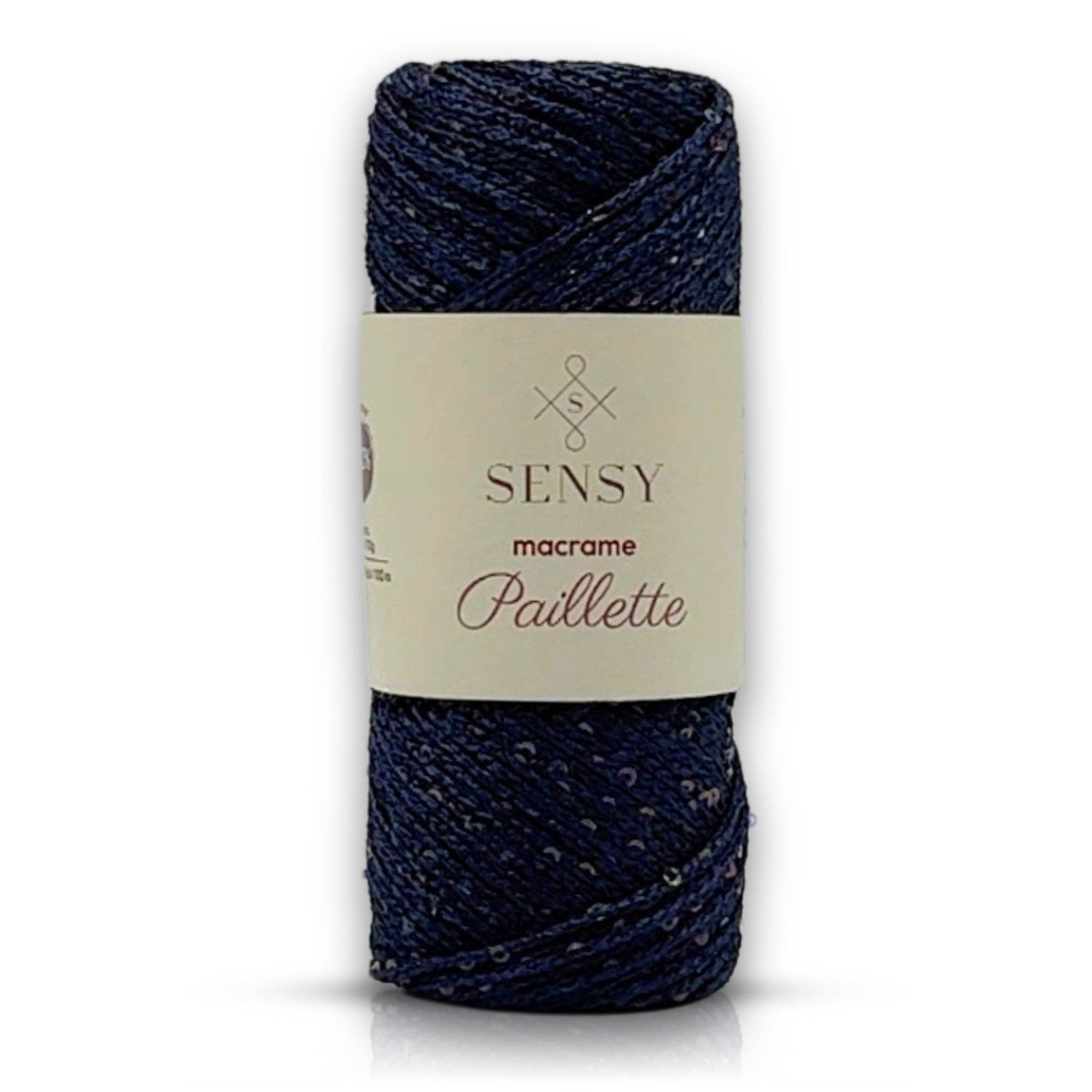 Sensy - Wholesale Craft Supplies - Sensy Paillette Macrame Cord - 109 Yards 100% Polyester8