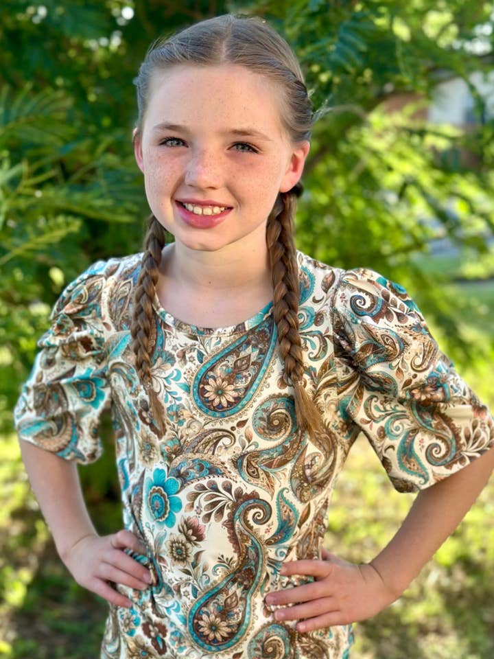 Better In Paisley Kids Top for wholesale by Sterling Kreek